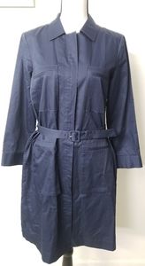 Theory navy blue belted dress sz. 8